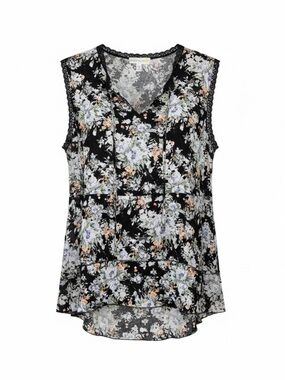 Tea With Lemon NWT Sleeveless Tiered V-Neck Top - SKU 1142
